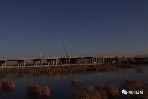 朔州市开发路恢河大桥主体结构完工