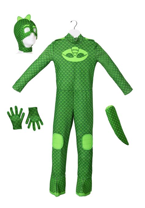 Boys Deluxe PJ Masks Gekko Costume | Kids Halloween Costume