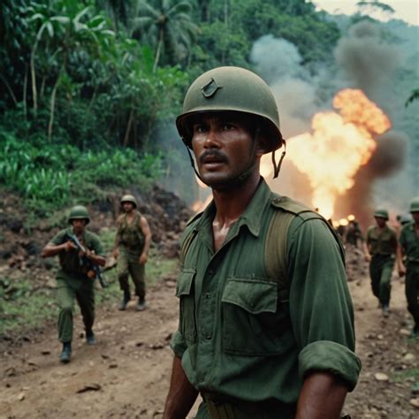 Montage of 80s Vietnam War Scenes | Stable Diffusion Online