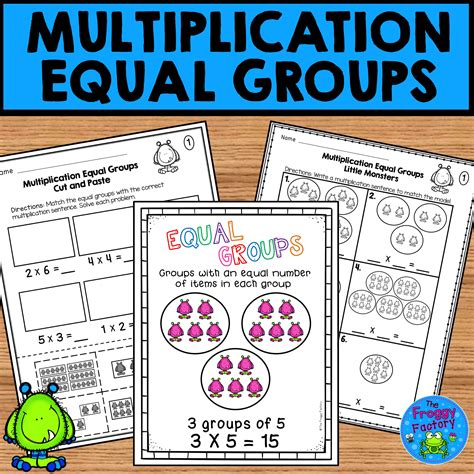 Multiplication Groups Of Worksheets Multiplication: Equal Groups