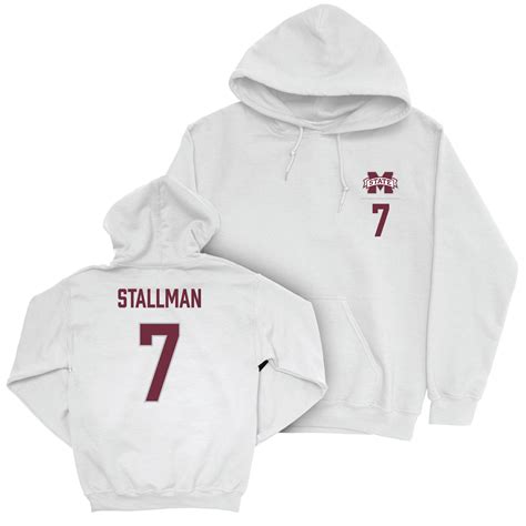 NIL Store | Mississippi State Baseball White Logo Hoodie - Reed ...