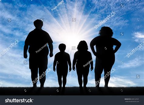 Obese Child Silhouette