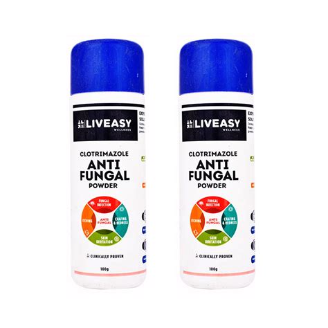 Liveasy Wellness Clotrimazole Anti Fungal Powder 100gm