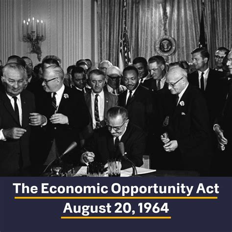 60 years ago today, the Economic Opportunity Act (EOA) was signed into ...