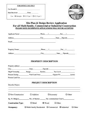 Site Plan & Design Review Application For All ... - City Of Prineville ...