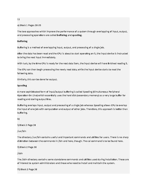 MCS 022 Solved Assignment 2021-22 - 1) a) Block 1 Pages 38- The two ...