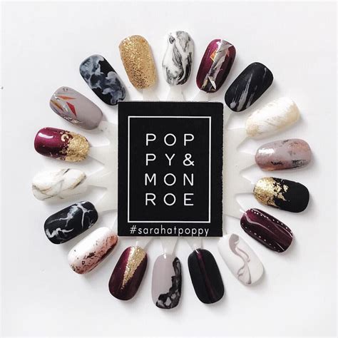 Poppy & Monroe on Instagram: "New year, new nail art designs #sarahatpoppy" | New nail art ...