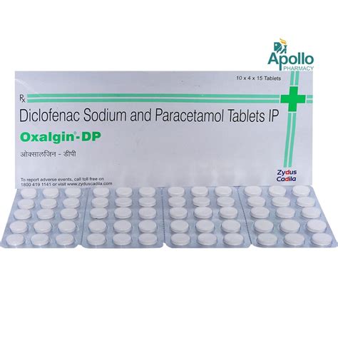 Oxalgin-DP Tablet 15's Price, Uses, Side Effects, Composition - Apollo ...