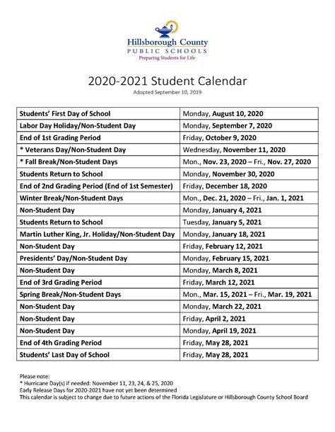 Brooklyn College Year Calendar