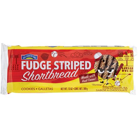 Hill Country Fare Fudge Striped Shortbread Cookies - Shop Cookies at H-E-B