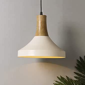 Buy Homesake Wooden Pendant Light-Modern Industrial Hanging Lamp ...