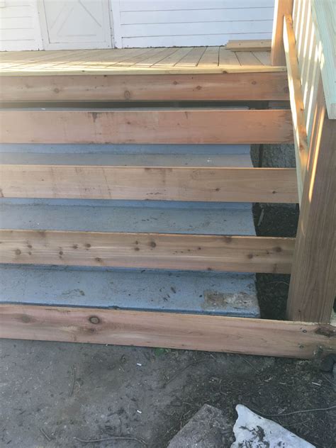 How To Build Wood Stairs Over Concrete Steps at Malik Worley blog