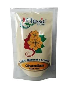 Buy CLASSIC AROMA Chandan Face Pack | Face Scrub for a glowing skin ...