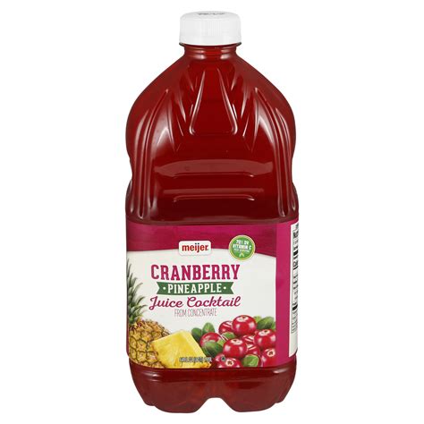 Meijer Cranberry Pineapple Juice Cocktail 64 oz | Shipt