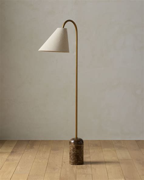 Anwar Marble Floor Lamp | Joon Loloi | Floor lamp, Marble floor, Office ...