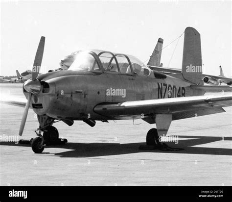 Beechcraft t 34 mentor Black and White Stock Photos & Images - Alamy