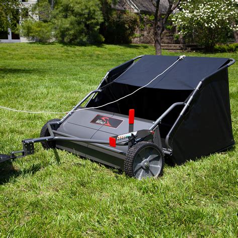 Brinly-Hardy, 42in. Lawn Sweeper in Hammered Gunmetal, Working Width 42 ...