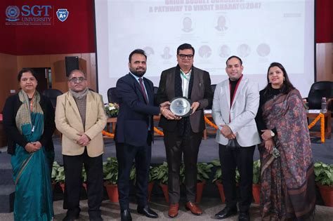 From Job Seekers to Job Creators: SGT University Hosts Union Budget ...