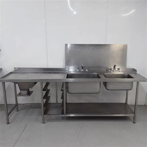 Secondhand Catering Equipment | Double Sinks | Used Stainless Double ...