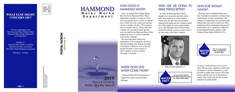 hammond_water_quality_report_2019.pdf | City of Hammond, Indiana
