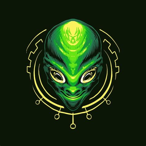 Image result for Alien Fond Vert