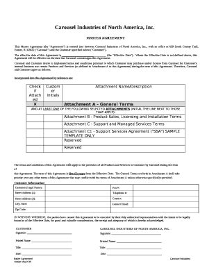 Carousel Industries of North America, Inc Doc Template | pdfFiller