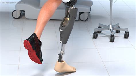 Man Wearing Lower Limb Prosthesis Rigged for Maya 3D model | 3D Molier ...