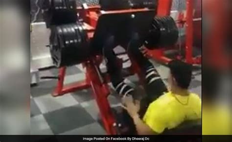 Indian Doing Crazy Weights Breaks His Leg More Than 15 Lakh Views In 24 ...