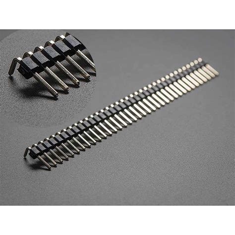 Male Header Strip Breakable Right Angle