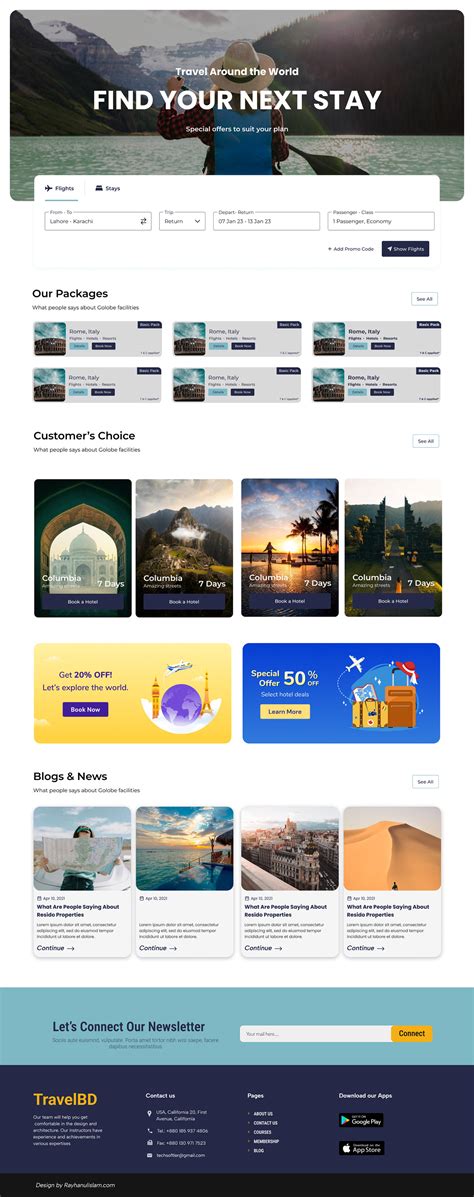 Travel Website 的图像结果