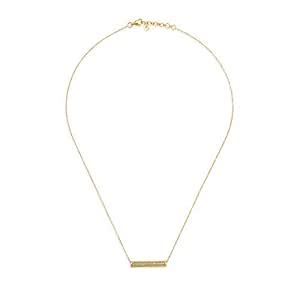 Mia by Tanishq 14KT Yellow Gold and Diamond Chain for Women : Amazon.in ...