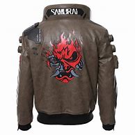 Image result for Leather Hoodie Jacket