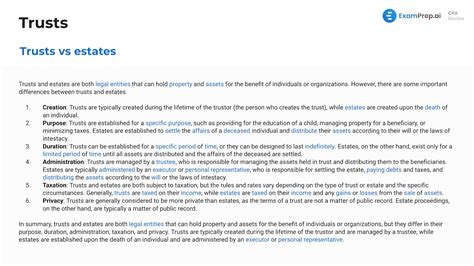 Trusts vs. Estates Video - ExamPrep.ai CPA Review