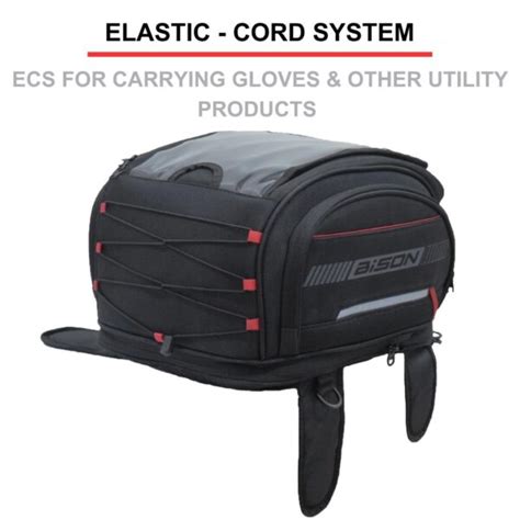 Bison ProGear Octapod Magnetic Tank Bag 28L – Expandable GPS Touring ...