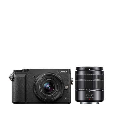 Panasonic LUMIX GX85 Mirrorless Camera with 12-32mm and 45-150mm Lenses ...