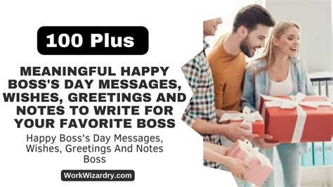 100 Plus Meaningful Happy Boss's Day Messages, Wishes, Greetings And ...