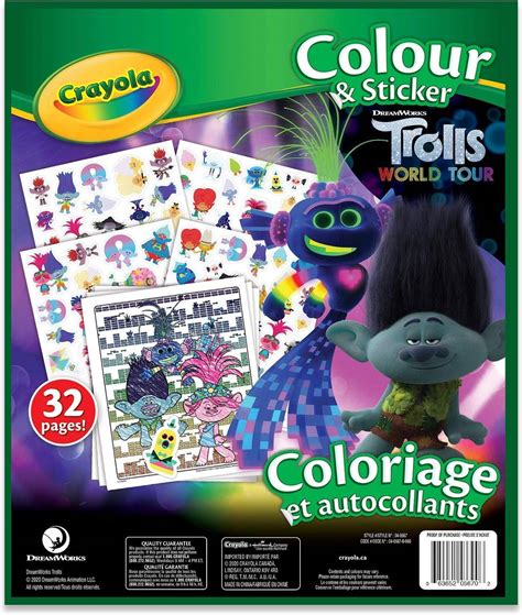Crayola Color & Sticker Book - Trolls World Tour Buy, Best Price ...