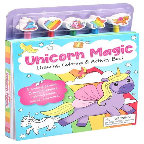 Unicorn Magic Drawing, Coloring & Activity Book — Toycra