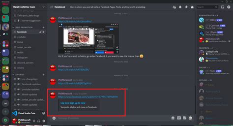 Embed support for Facebook Watch – Discord