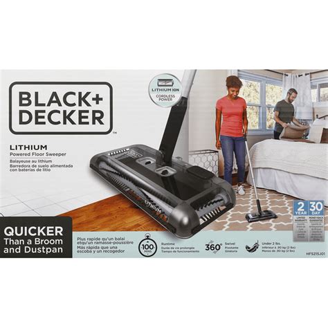 BLACK+DECKER Floor Sweeper, Lithium Powered (1 each) Delivery or Pickup ...