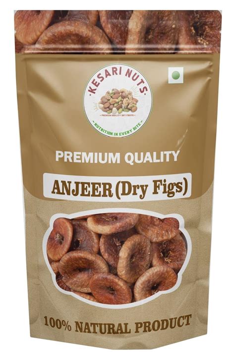 Kesari Nuts Premium Afghani Anjeer - 500G | Dried Figs | Natural, Rich ...