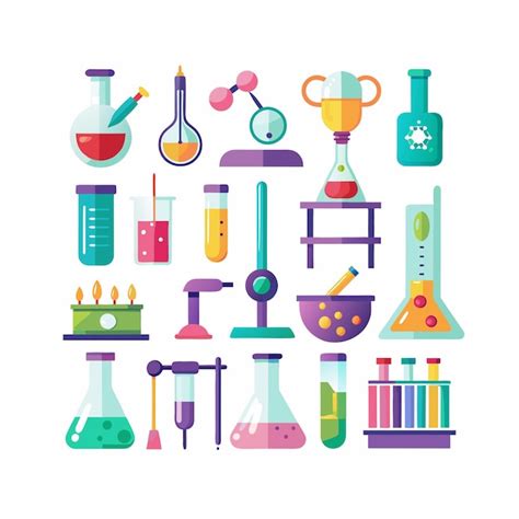 Science icon set | Premium Vector