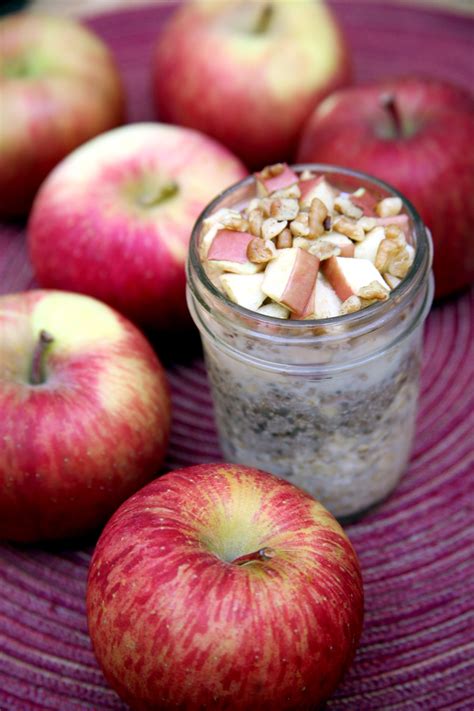 Apple Pie Overnight Oats | POPSUGAR Fitness