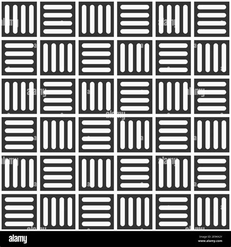 Vector seamless pattern with striped squares. Modern stylish texture ...