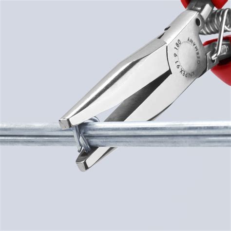 KNIPEX 7.7-in Red Dipped Handle Hog Ring Pliers for Automotive ...