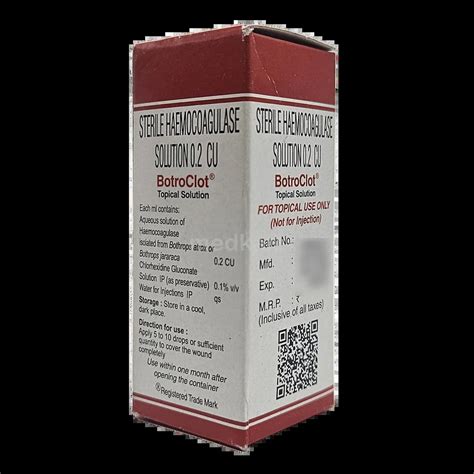 BOTROCLOT SOLUTION 10 ML Price, Uses, Side Effects & Substitutes | Medkart