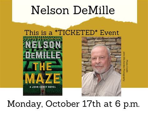 Nelson Demille presenting The Maze :: Vero Beach Book Center