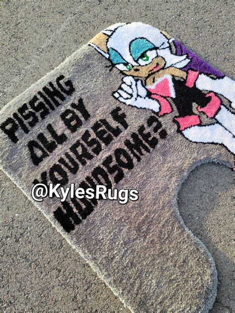 Rouge the Bat pissing All by Yourself Handsome - Etsy India