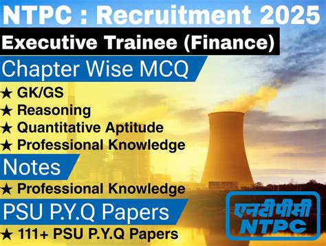 NTPC Executive Trainee Finance Recruitment 2026: 25 Posts for CA & CMA ...