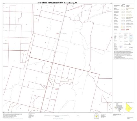 2010 Census County Block Map: Reeves County, Block 32 - The Portal to ...
